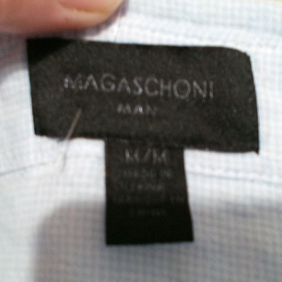 FLASH SALE! Magaschino Man Button Up Shirt Sz.M Like New - Picture 9 of 11